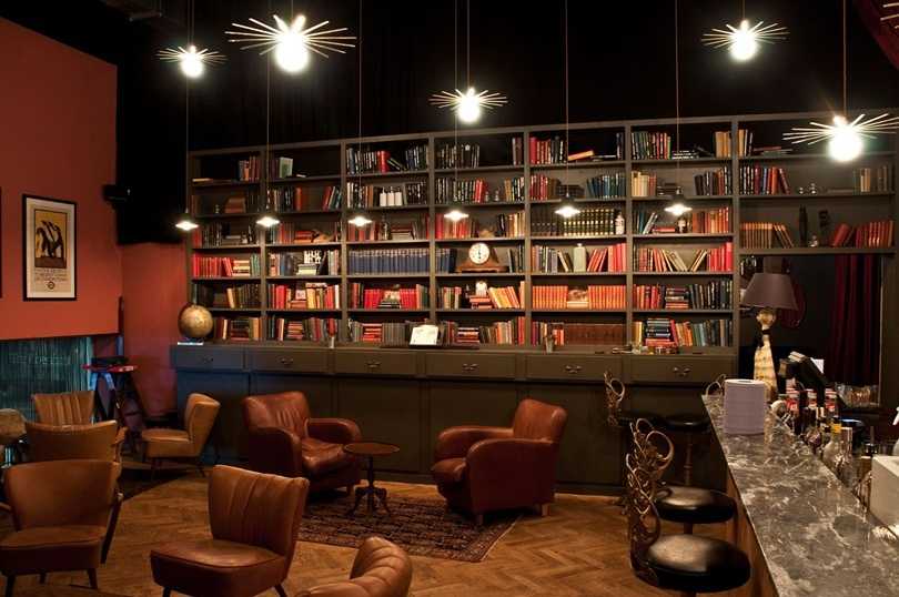 secret library bar in benugo bar and kitchen