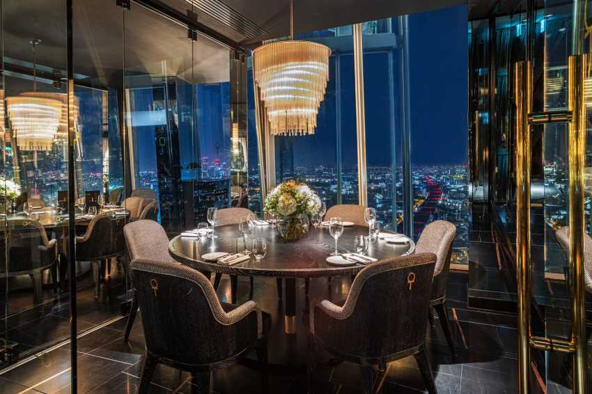 Glass Dining Rooms , Aqua Shard